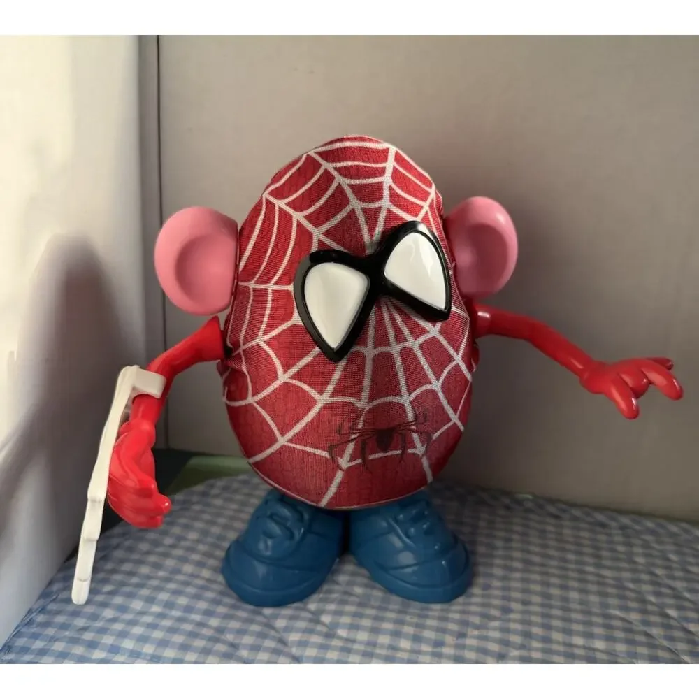 RARE Mr Potato Head spider man 1985 playskool Spider Spud Venom - Lot Of 3
